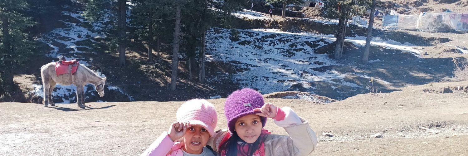 Two Little Influencers at Kufri